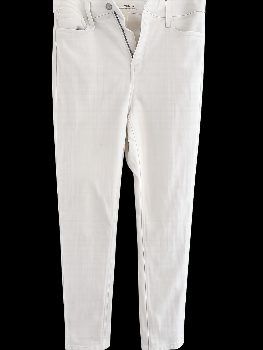 Vervet Women's Jeans Cropped Size 31 White, Excellent Condition
